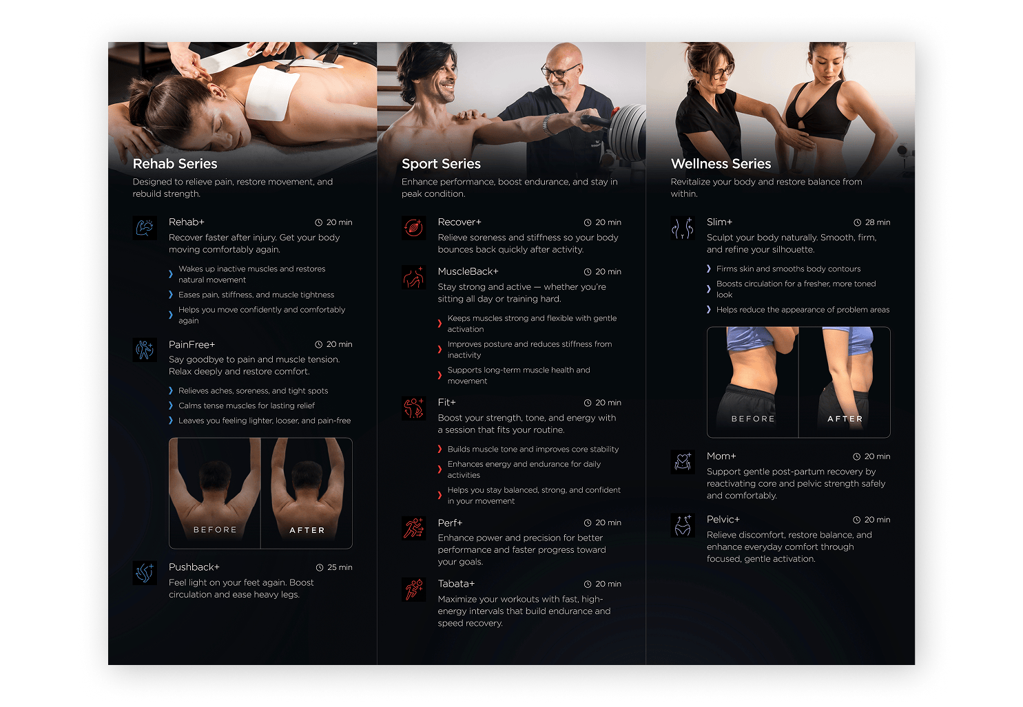 Winback Care+ patient brochure preview